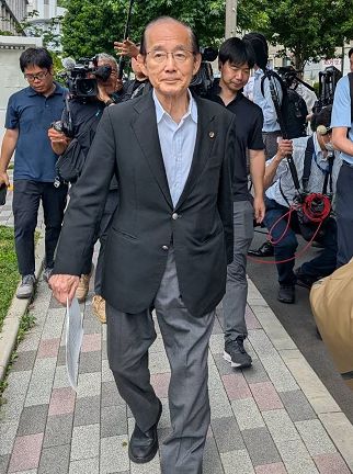 裁判所から来場を拒否された原田義昭氏